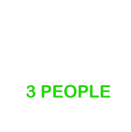 3 people €1800 3 people €1200